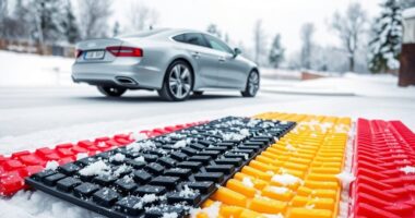 top snow traction mats