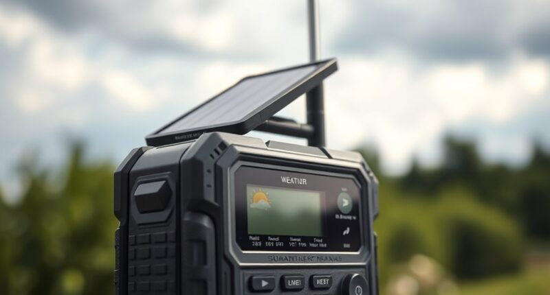 top solar powered weather radios