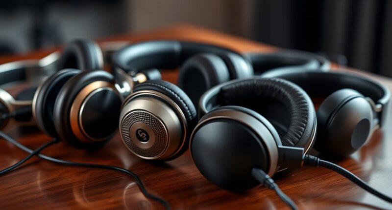 top studio quality audio headphones