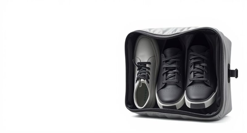 top travel shoe storage