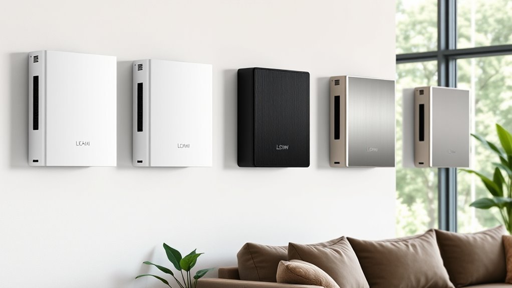 top wall mounted air purifiers
