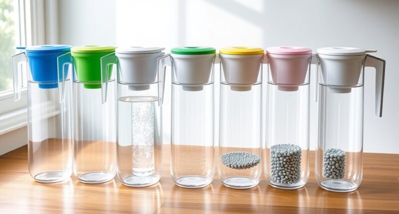 top water filter pitchers