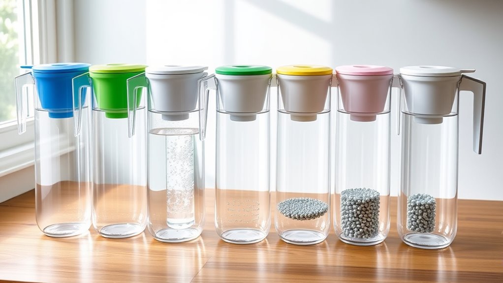 top water filter pitchers