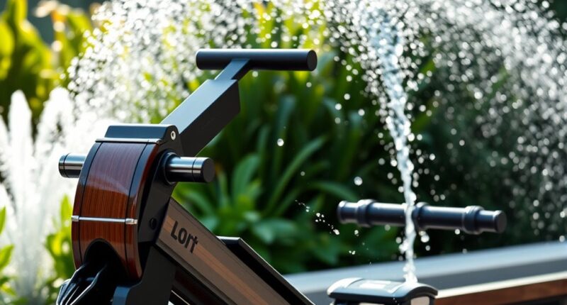 top water resistant rowing machines