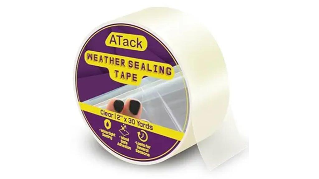 transparent window sealing tape
