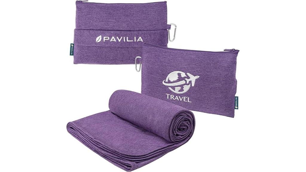 travel blanket pillow combo