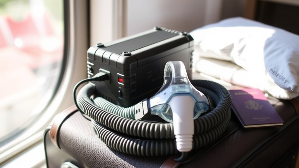 travel cpap battery considerations