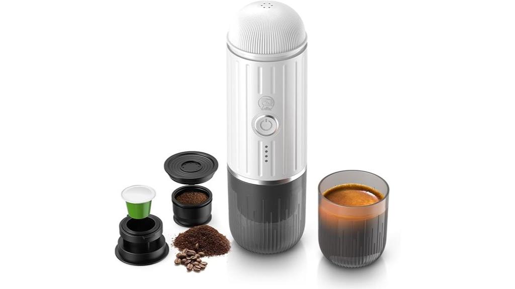 travel friendly portable coffee maker