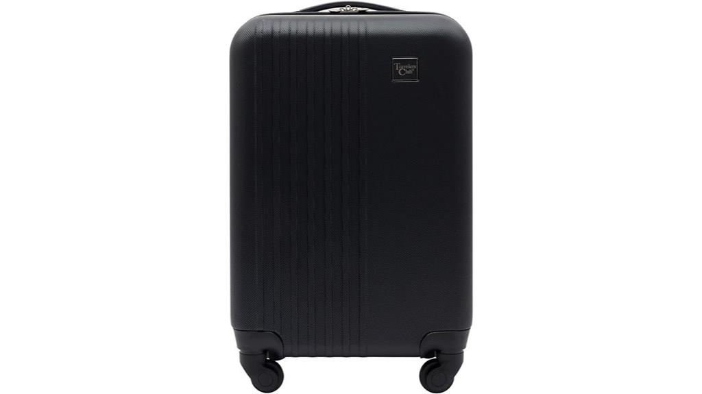 travelers club black carry on