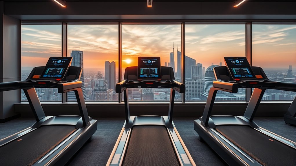 treadmill features and options
