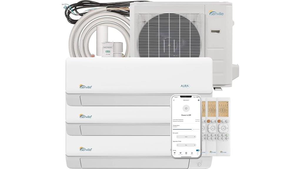 tri zone 36 000 btu ac