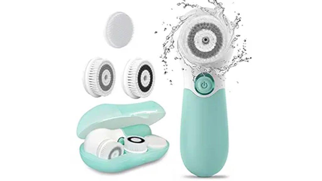 triple head cleansing brush