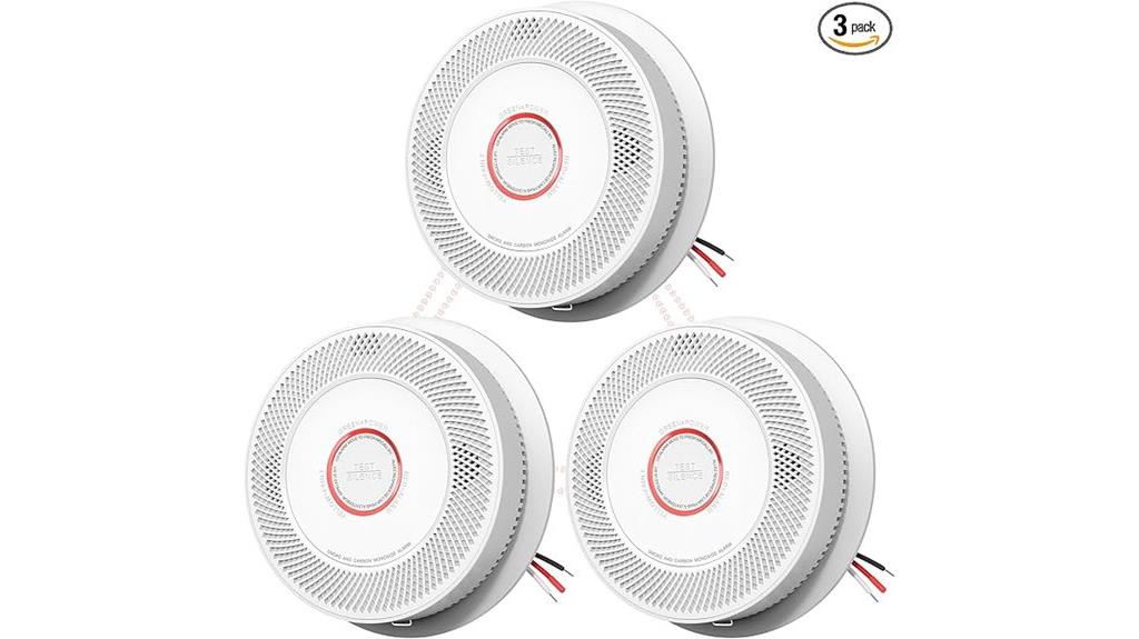 triple pack smoke co detectors