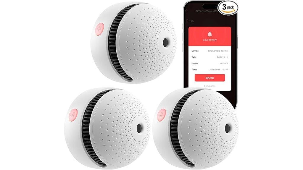 triple wi fi smoke detectors