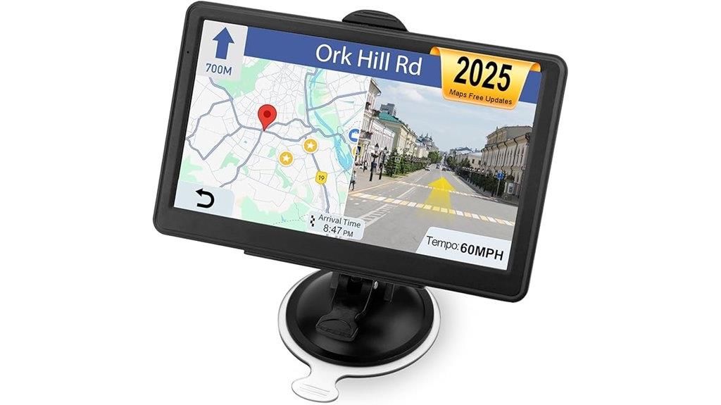 truck rv gps with touchscreen