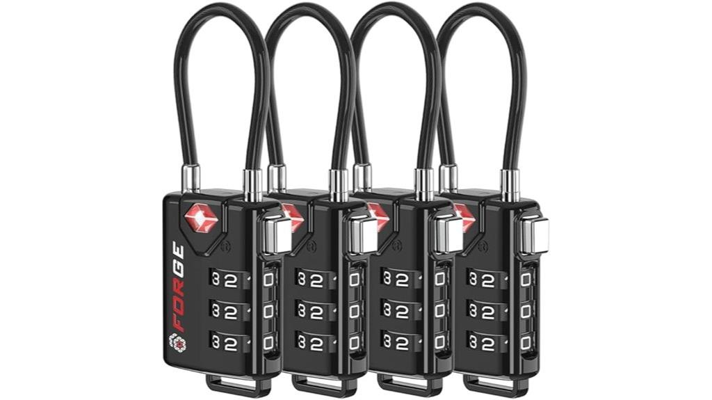 tsa approved combo luggage lock