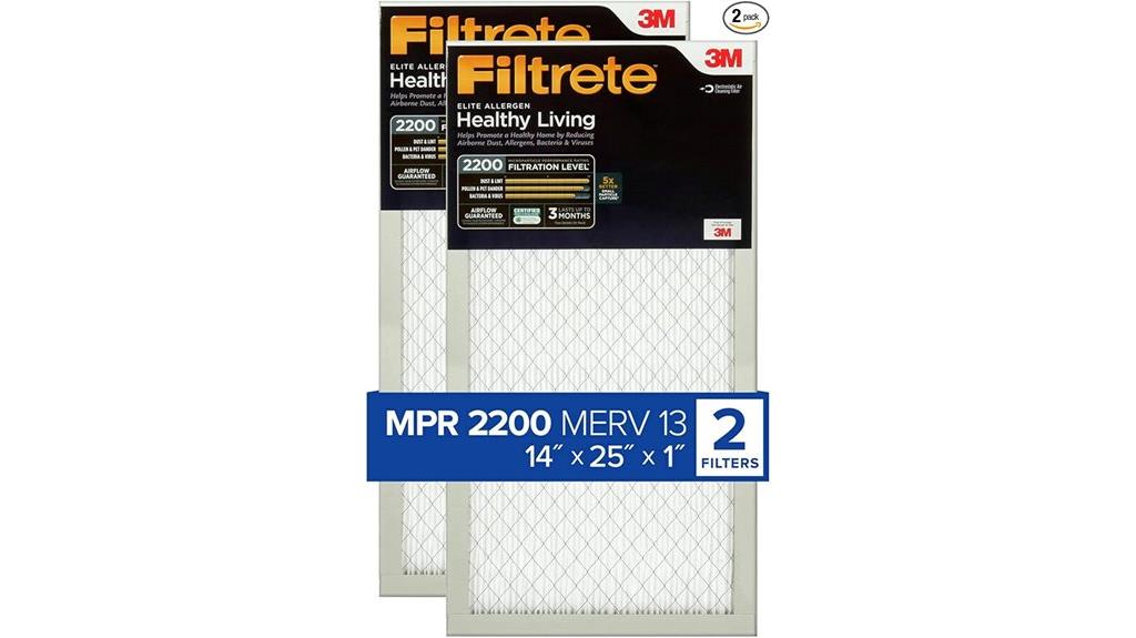 two pack air filters