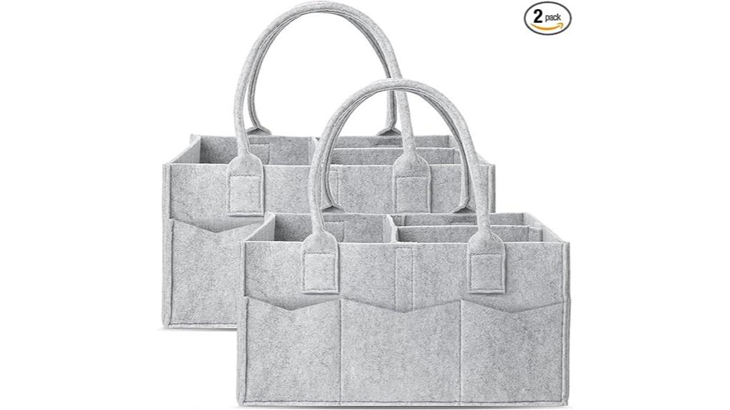 two pack diaper organizer