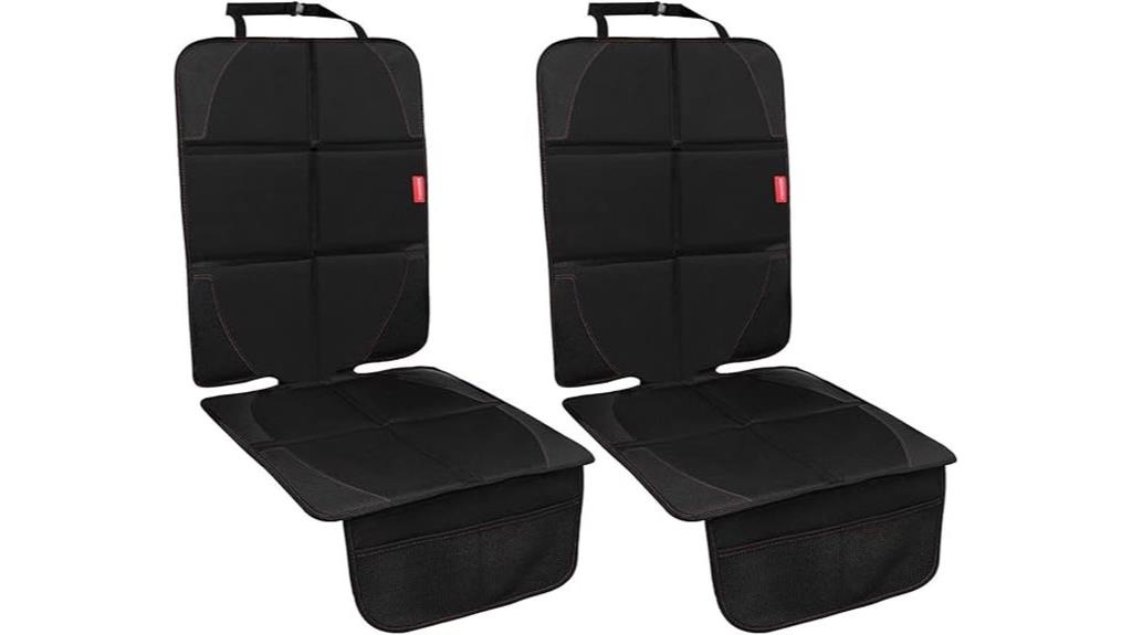 two protective seat covers
