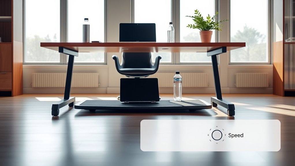 under desk walking pad features