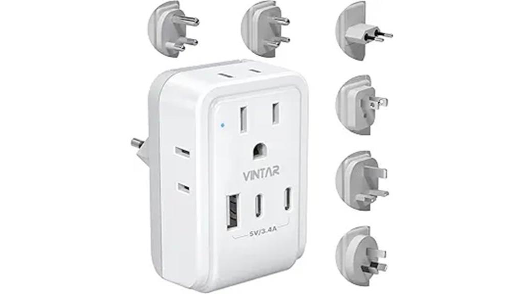 universal travel adapter kit
