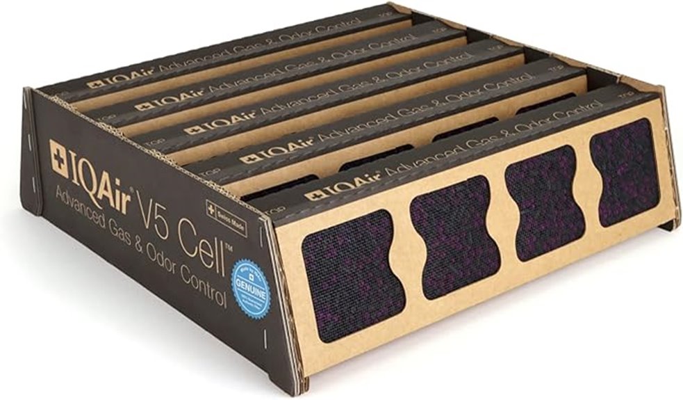 v5 cell filter compatibility