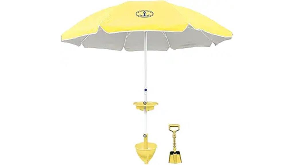 versatile beach umbrella system
