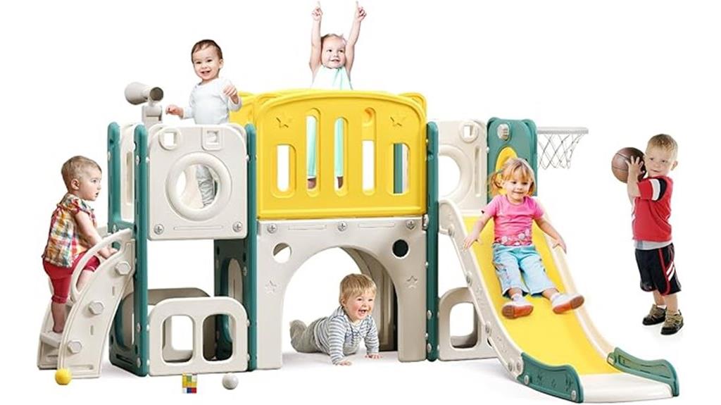versatile toddler playset with climber
