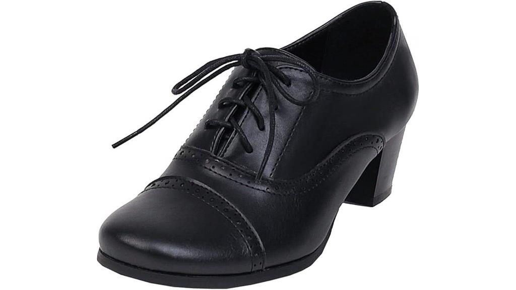 vintage chunky lace up shoes