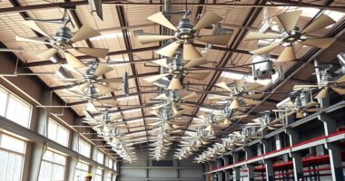 warehouse air filtration fans