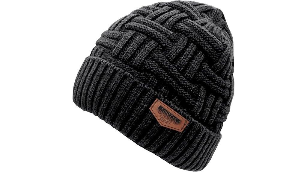 warm knitted winter hat