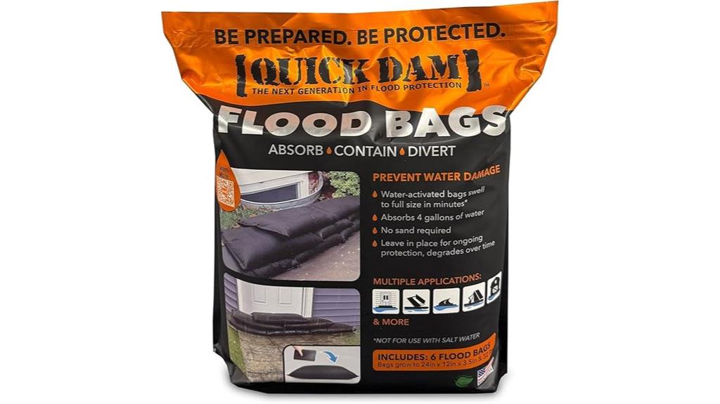 water activated flood bags