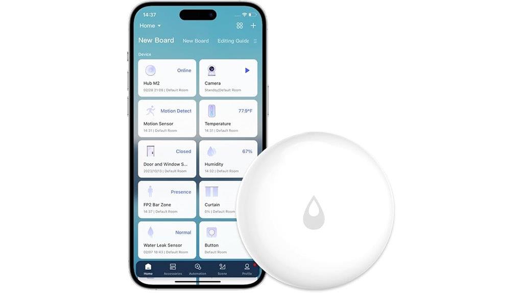 water leak sensor zigbee