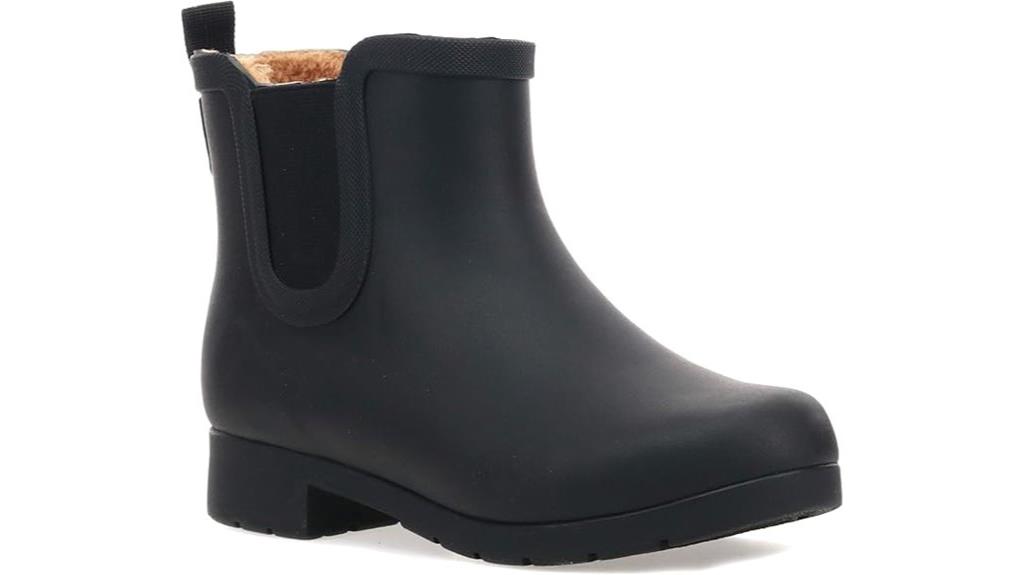 waterproof chelsea bootie for women