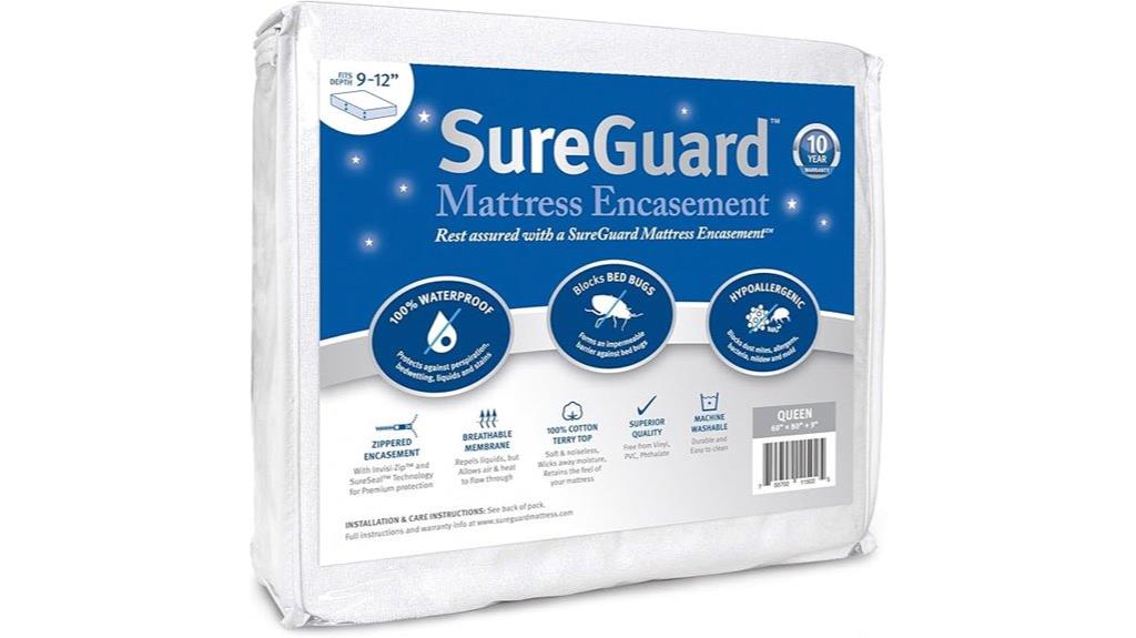 waterproof queen mattress cover