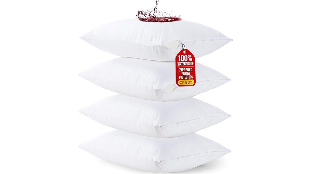waterproof queen pillow protectors
