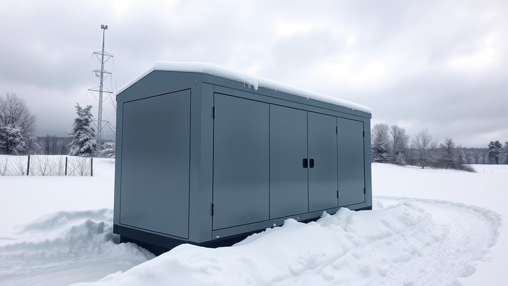 weatherproof durable ventilated enclosure