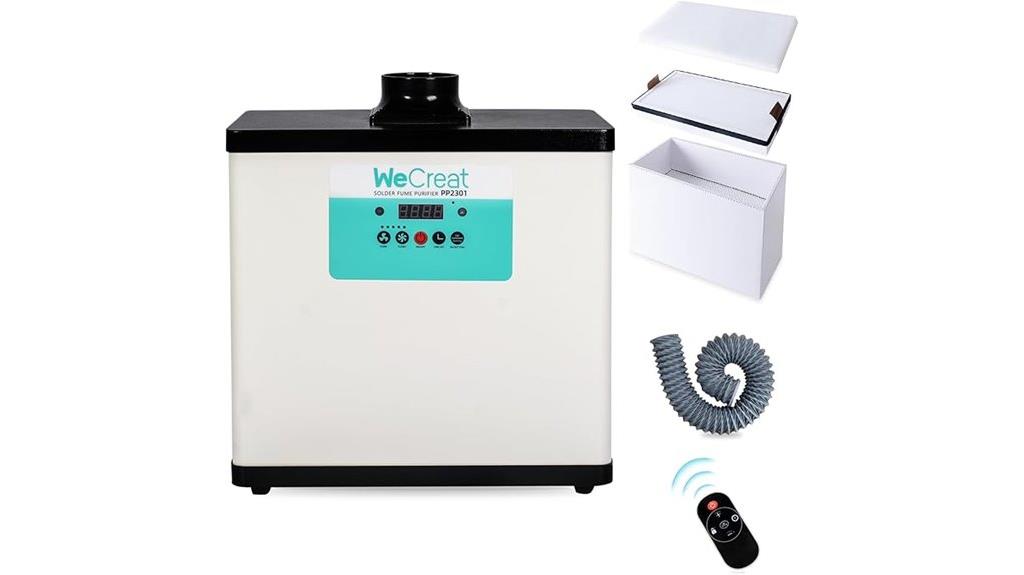 wecreat 3 stage fume filter