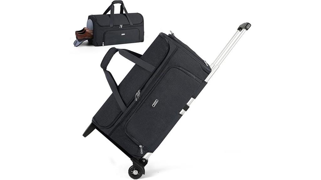 wheeled convertible travel bag