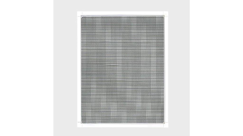 white custom window screens