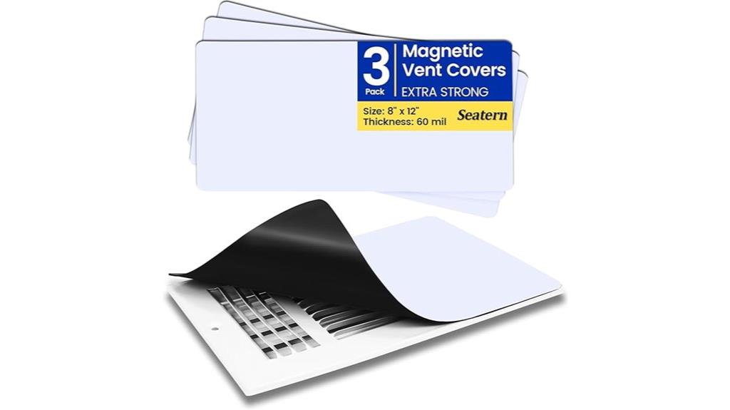 white magnetic vent covers