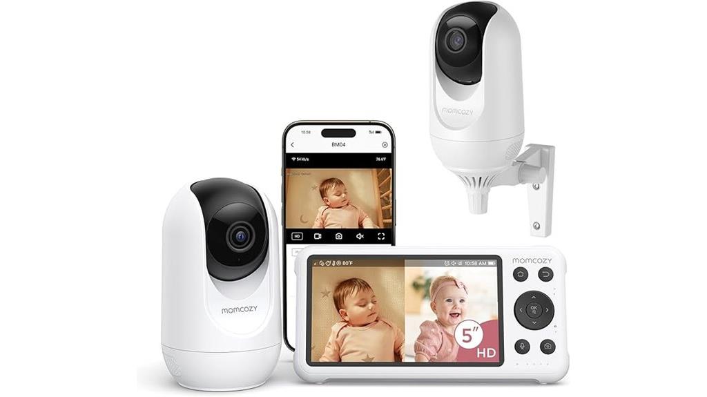 wifi baby monitor with dual cameras