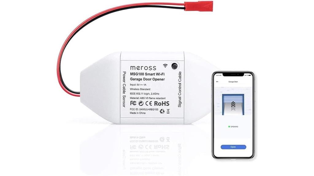 wifi garage door remote