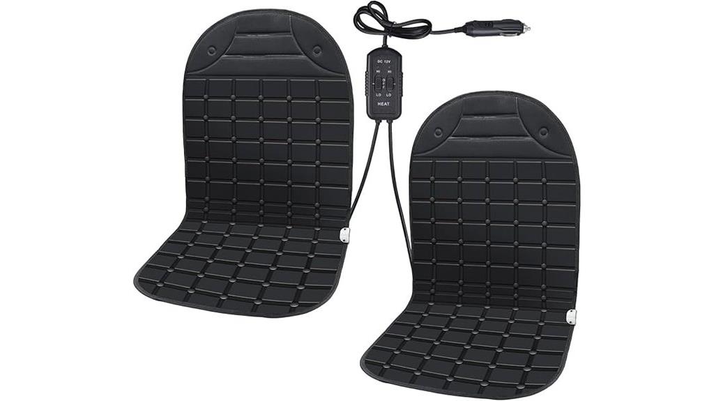 winter black seat cushions