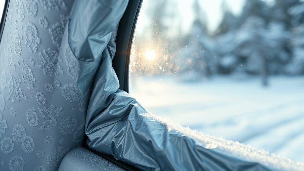 winter camping window insulation