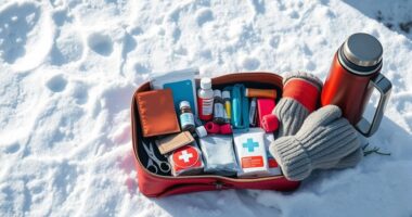 winter travel first aid