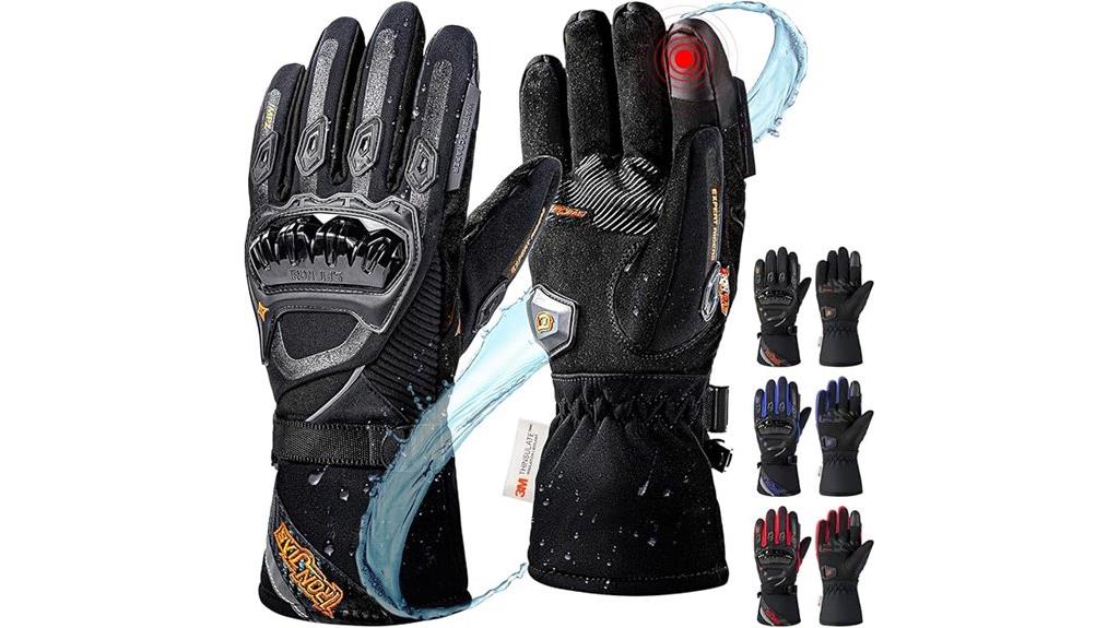 winter waterproof touchscreen gloves