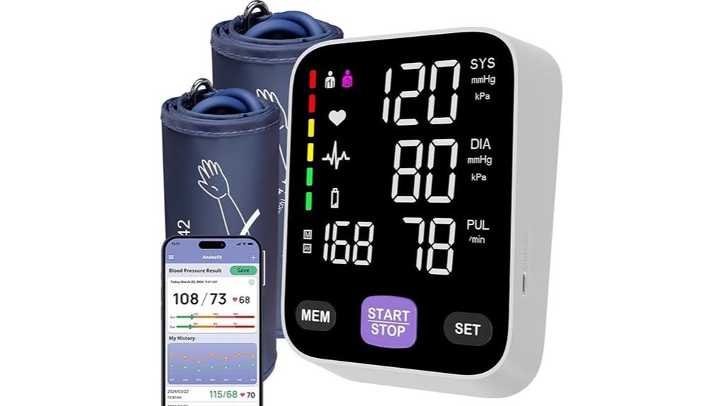 wireless bluetooth blood pressure cuffs