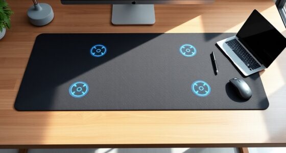 wireless charging desk mats