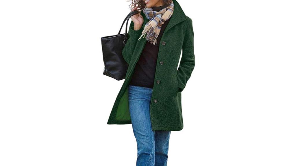 women s casual wool coat